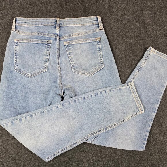 NWOT Blue Topshop Light Wash Jamie High Waist Skinny Jeans 30x30 - Picture 3 of 6